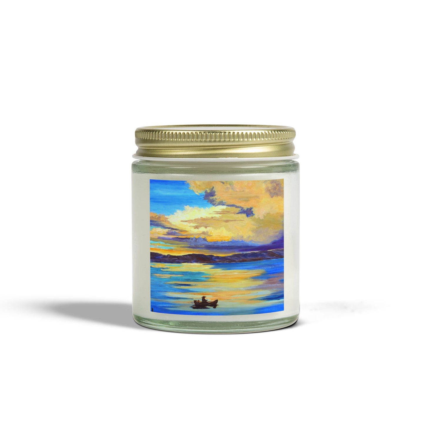 Serene Sunset Scented Candle - Coconut Apricot Wax (4oz, 9oz)