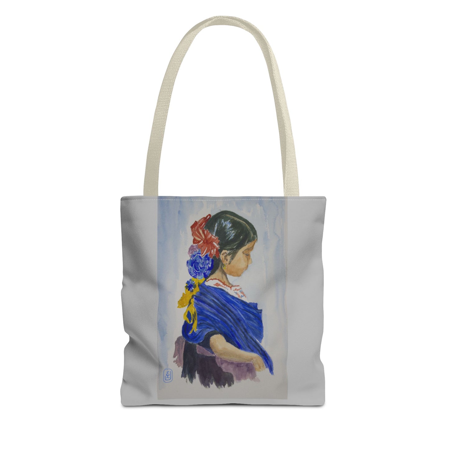 Latin Culture Tote Bag, Vibrant Art Bag, Floral Design Carryall, Gift for Artists, Shopping Bag, Eco-Friendly Tote