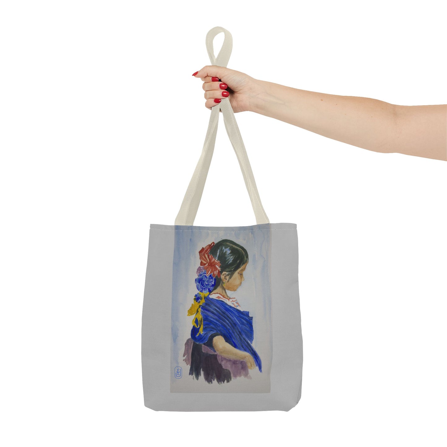 Latin Culture Tote Bag, Vibrant Art Bag, Floral Design Carryall, Gift for Artists, Shopping Bag, Eco-Friendly Tote