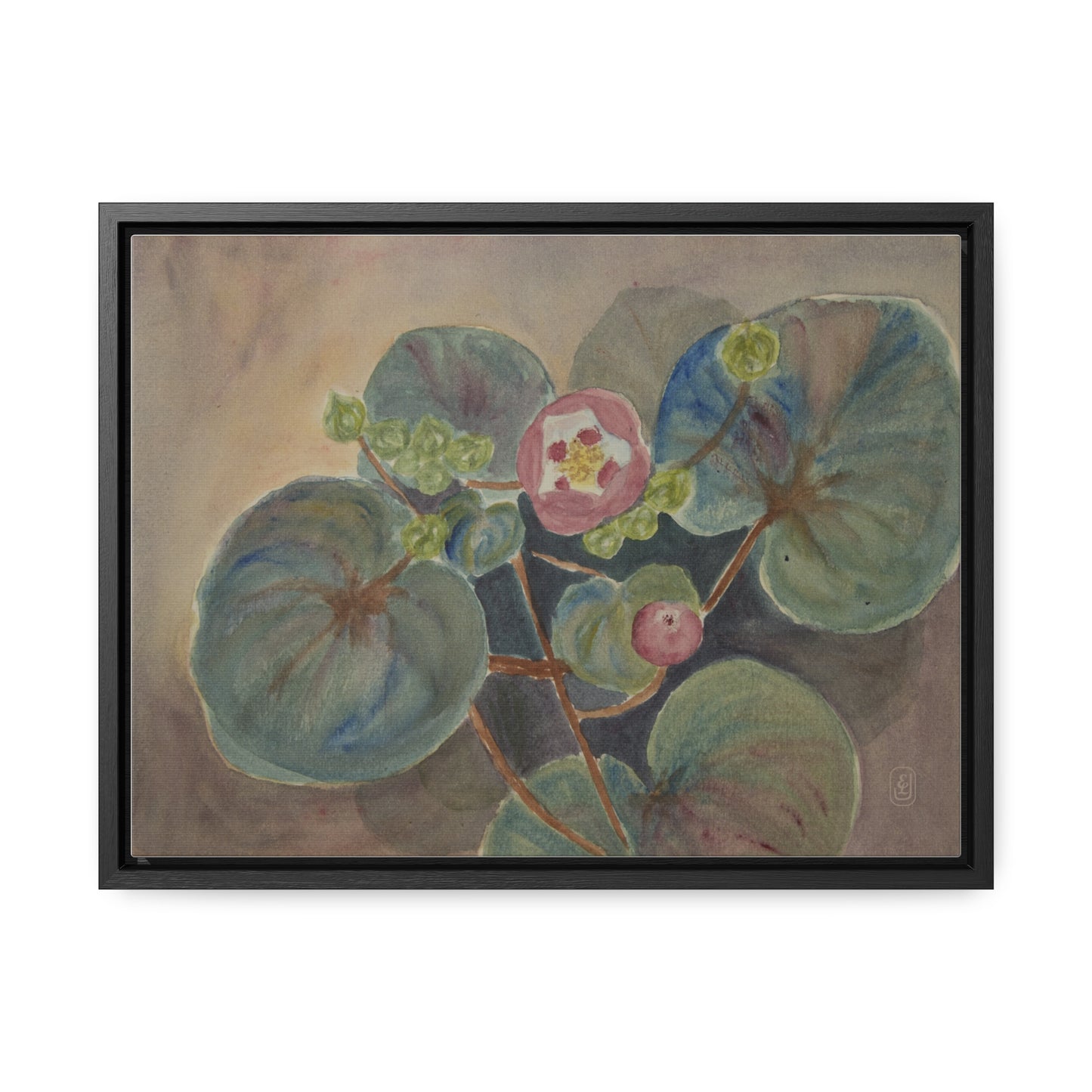 Canvas Wraps, Watercolor Lily Pad, Multiple Size & Color Options, Home Decor, Wall Art, Gift Idea, Office Decor, fun
