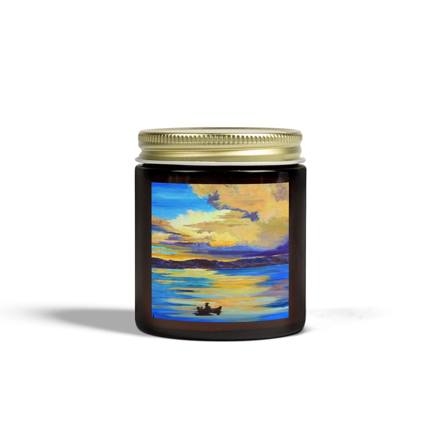 Serene Sunset Scented Candle - Coconut Apricot Wax (4oz, 9oz)