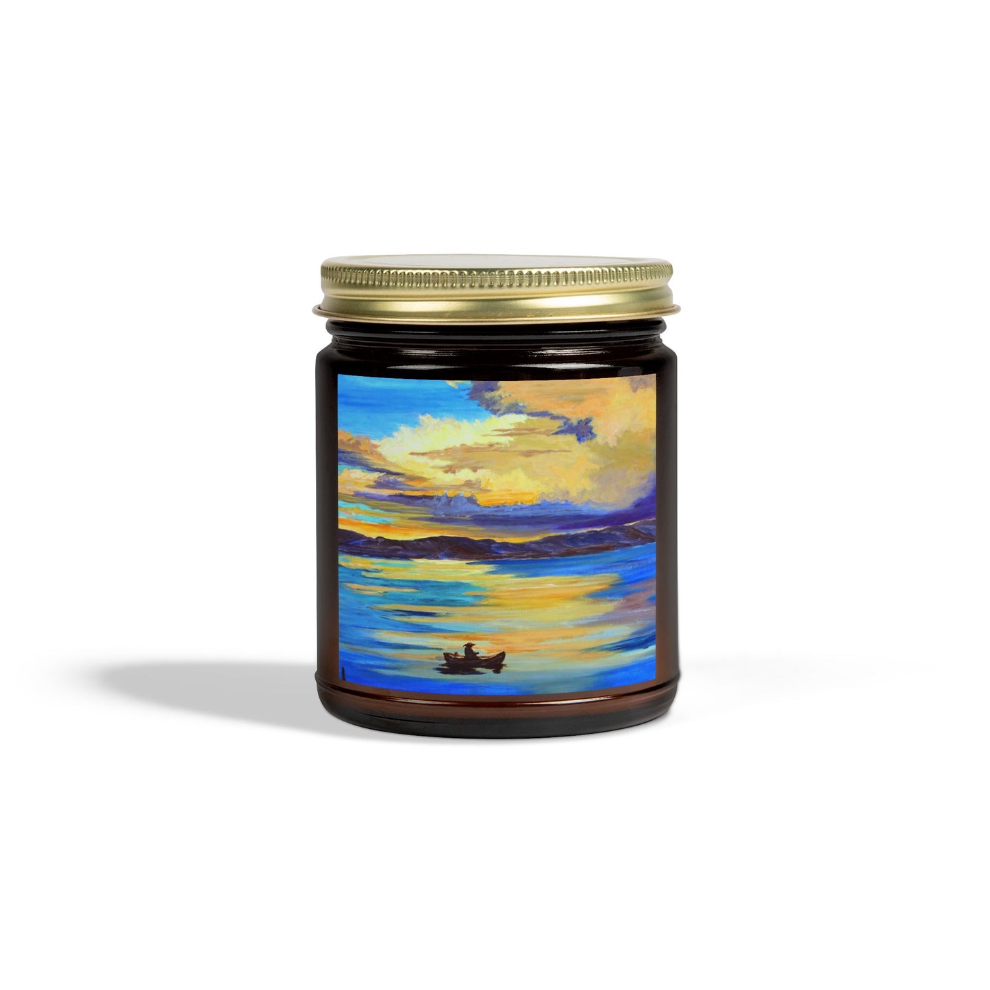 Serene Sunset Scented Candle - Coconut Apricot Wax (4oz, 9oz)