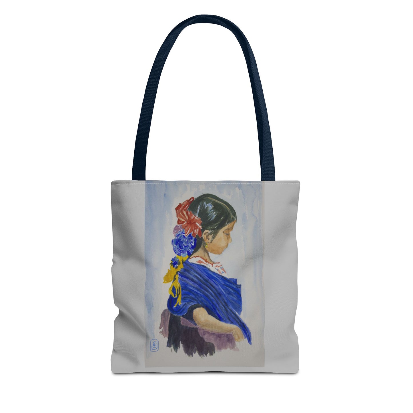 Latin Culture Tote Bag, Vibrant Art Bag, Floral Design Carryall, Gift for Artists, Shopping Bag, Eco-Friendly Tote