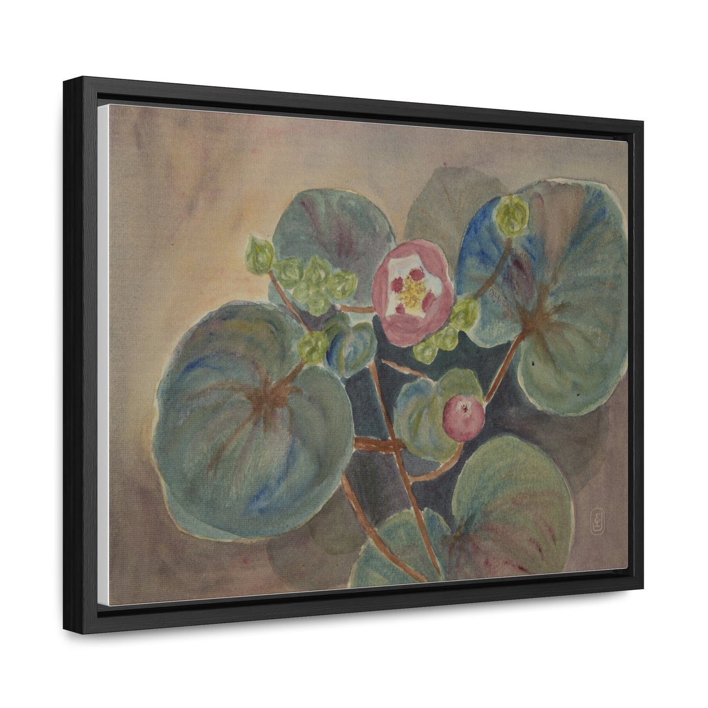 Canvas Wraps, Watercolor Lily Pad, Multiple Size & Color Options, Home Decor, Wall Art, Gift Idea, Office Decor, fun
