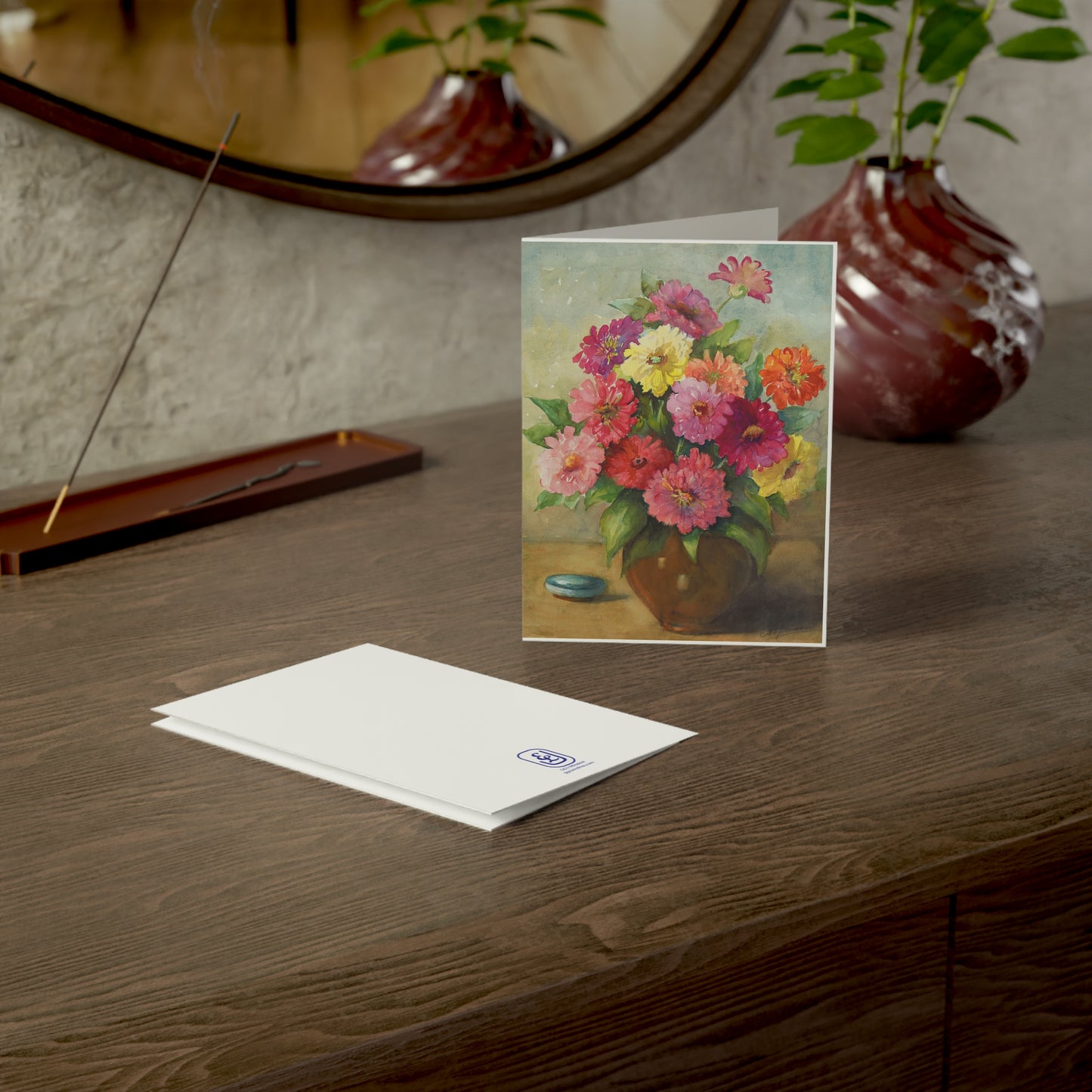 Floral Greeting Cards Set - Elegant Card Assortment for Any Occasion (1, 10, 30, 50 pcs)