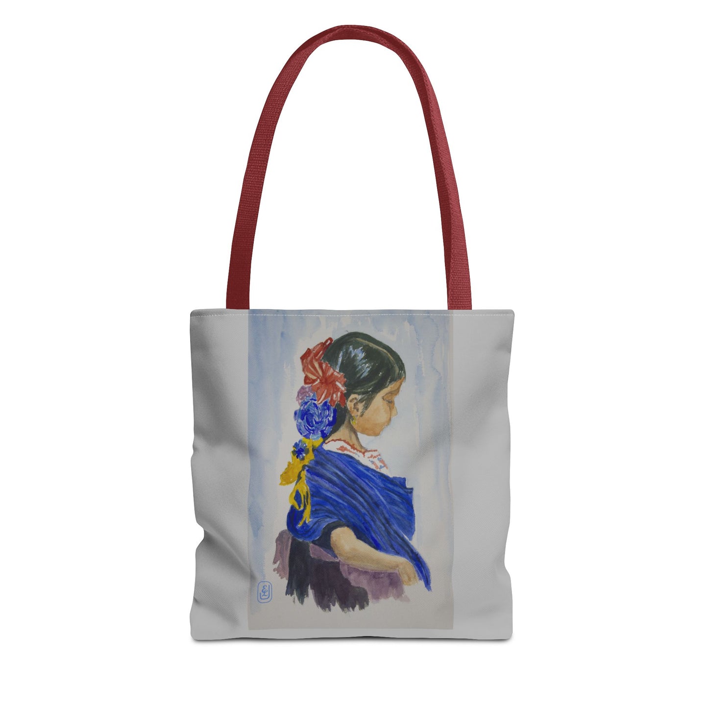Latin Culture Tote Bag, Vibrant Art Bag, Floral Design Carryall, Gift for Artists, Shopping Bag, Eco-Friendly Tote