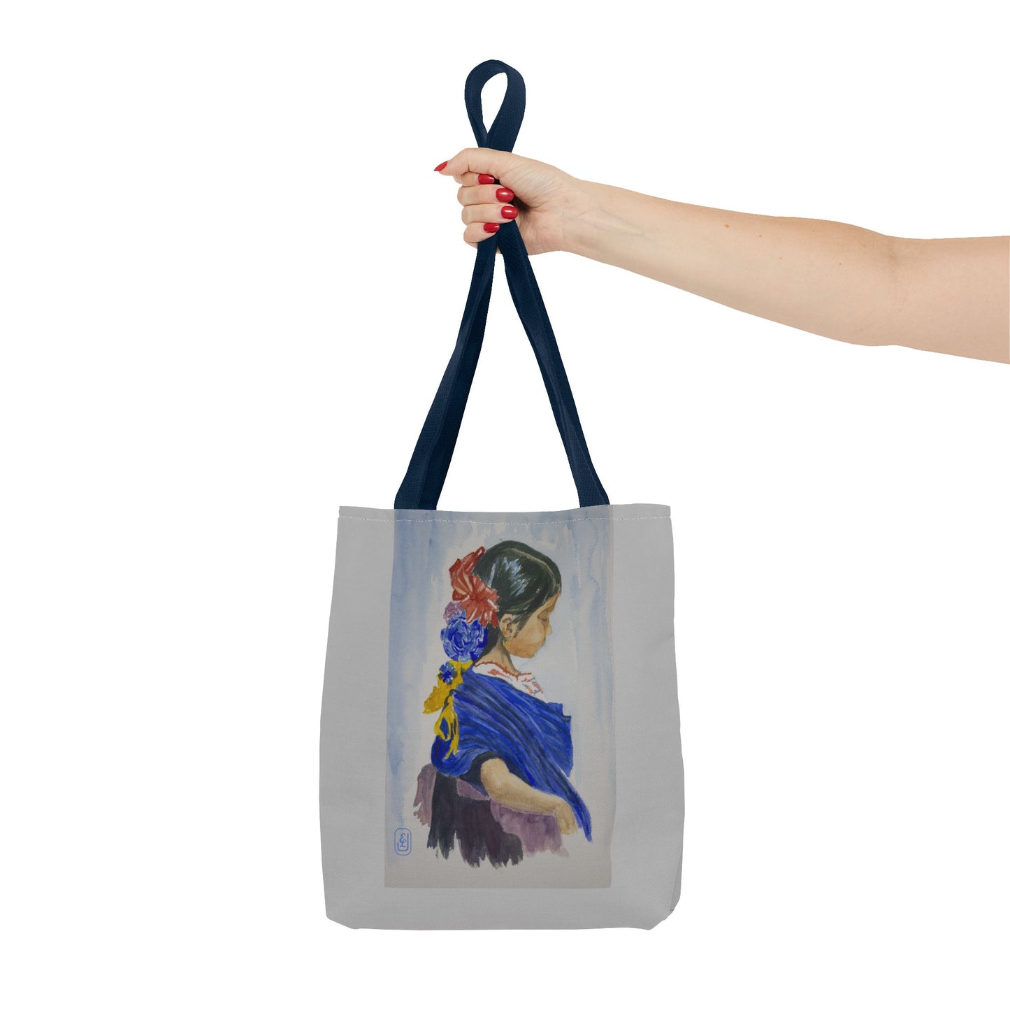 Latin Culture Tote Bag, Vibrant Art Bag, Floral Design Carryall, Gift for Artists, Shopping Bag, Eco-Friendly Tote