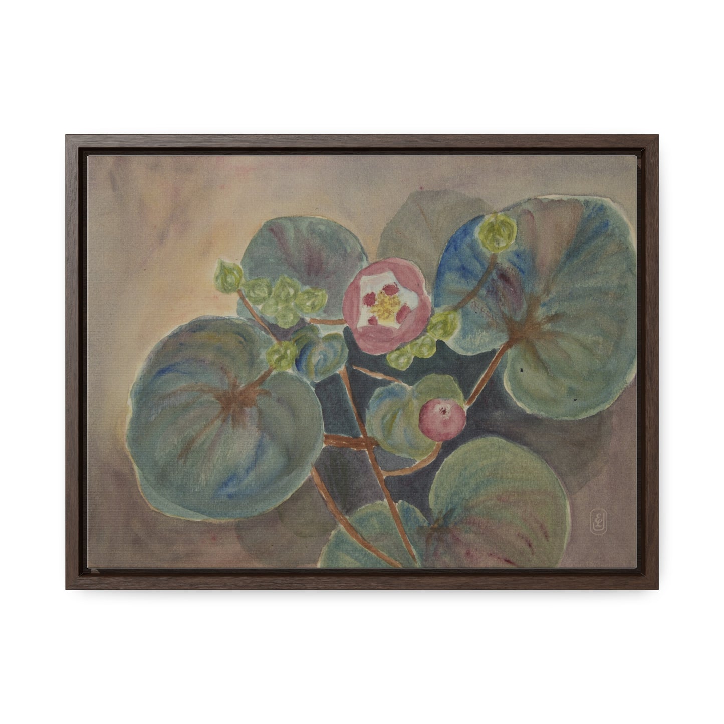 Canvas Wraps, Watercolor Lily Pad, Multiple Size & Color Options, Home Decor, Wall Art, Gift Idea, Office Decor, fun