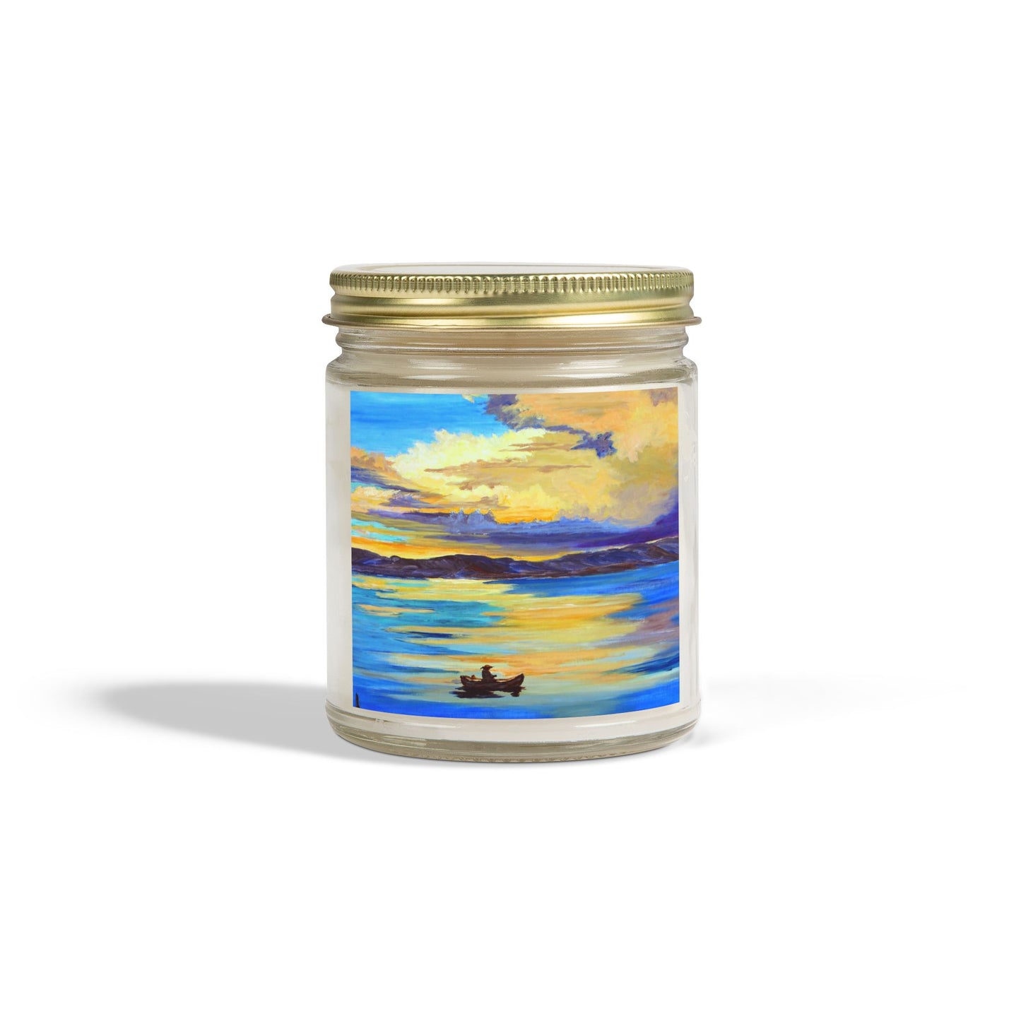 Serene Sunset Scented Candle - Coconut Apricot Wax (4oz, 9oz)