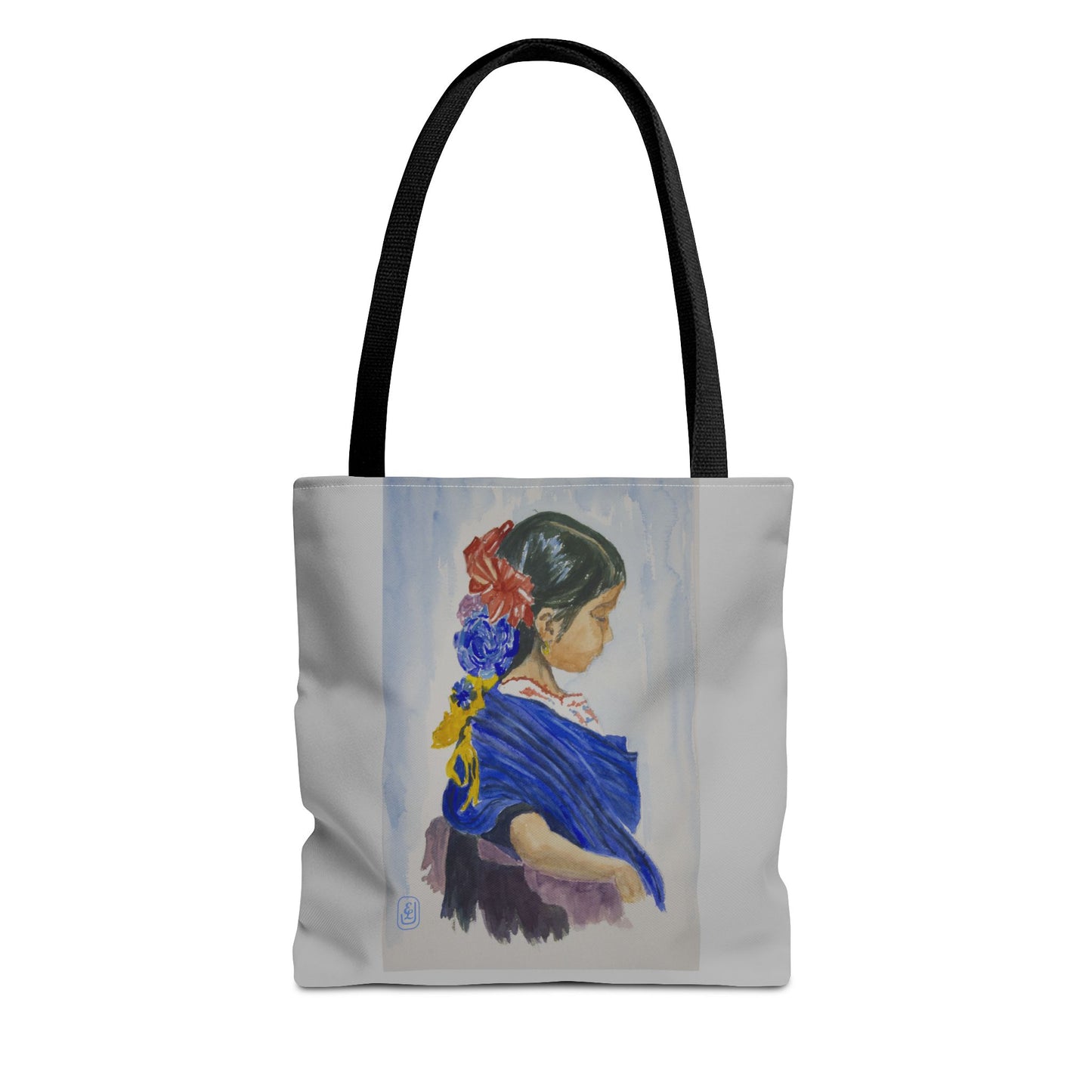 Latin Culture Tote Bag, Vibrant Art Bag, Floral Design Carryall, Gift for Artists, Shopping Bag, Eco-Friendly Tote