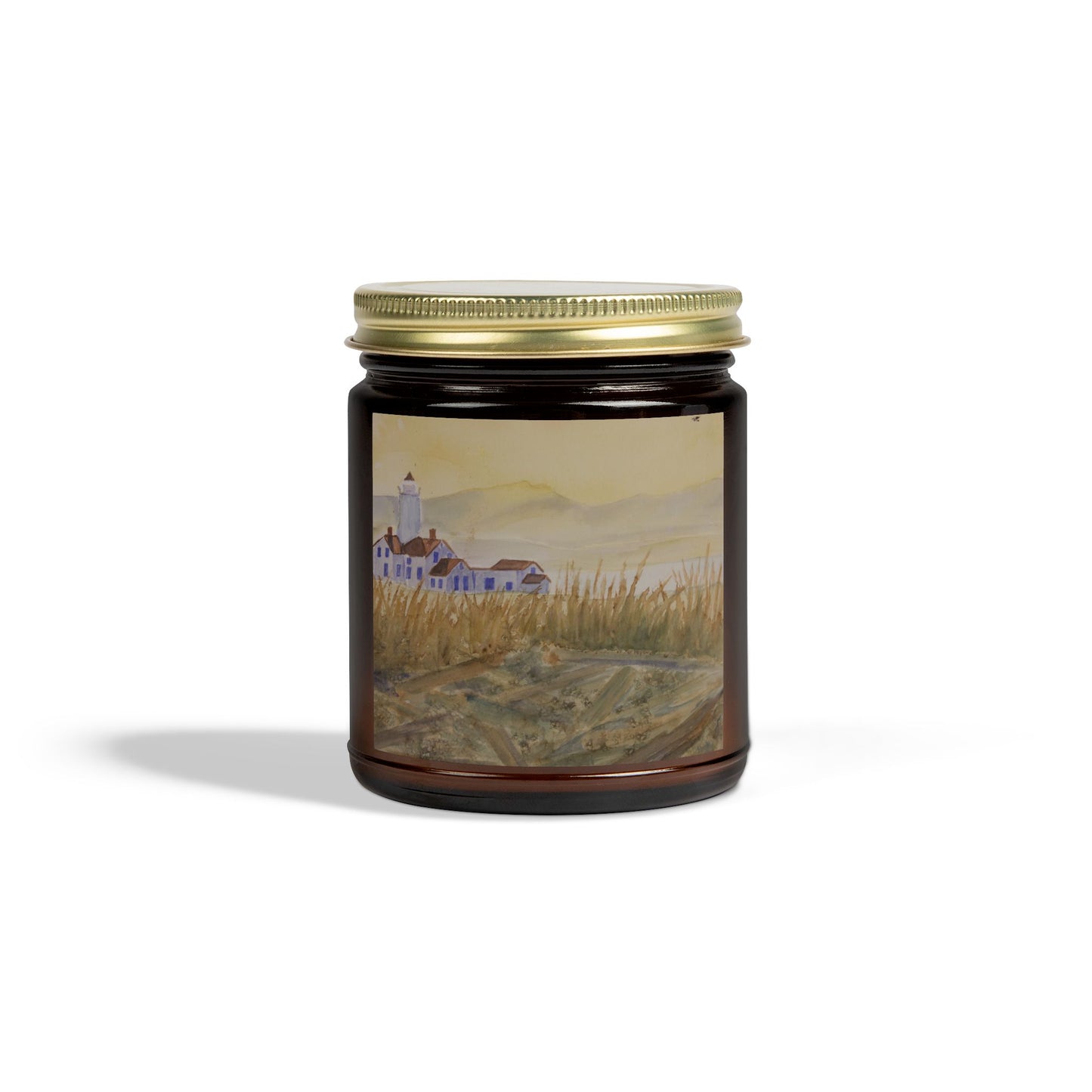 Cozy Coastal Escape Scented Candle - Coconut Apricot Wax (4oz, 9oz)