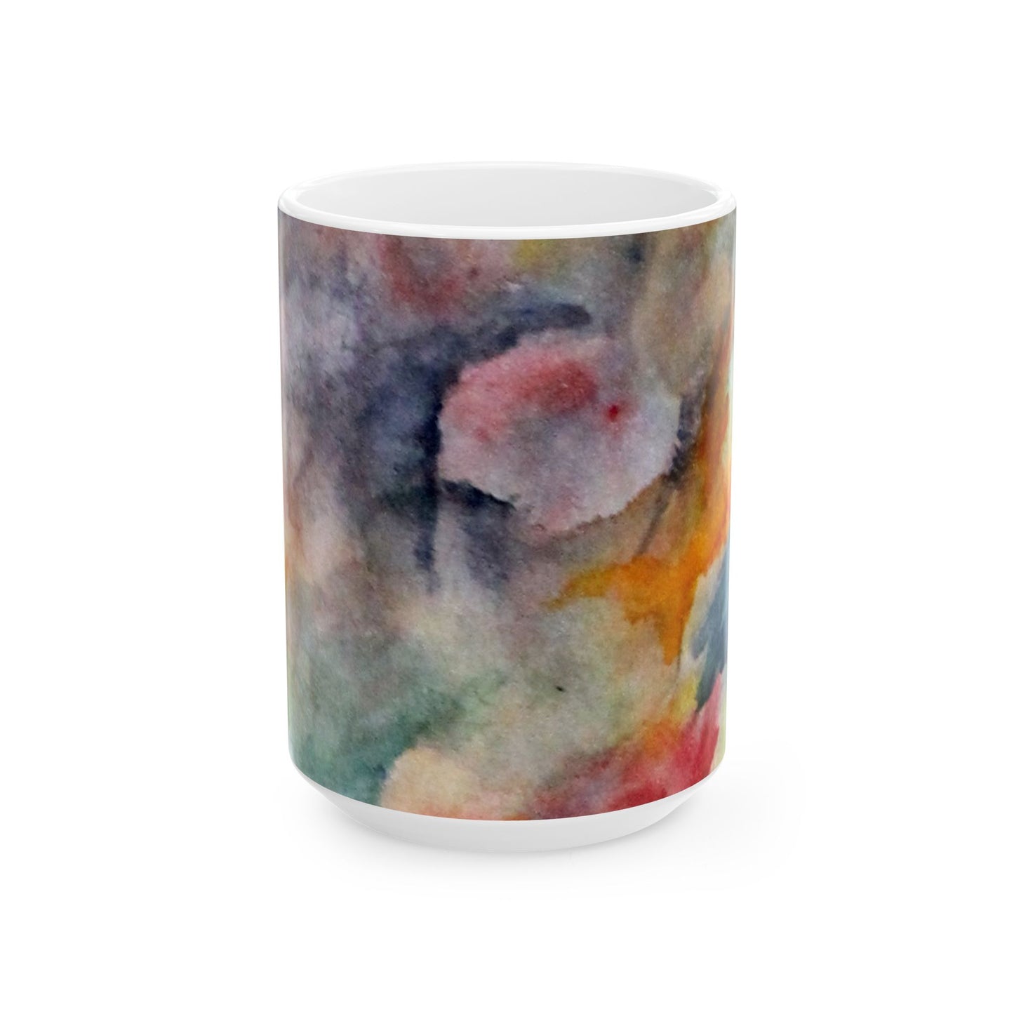 Artistic Watercolor Ceramic Mug - 11oz & 15oz