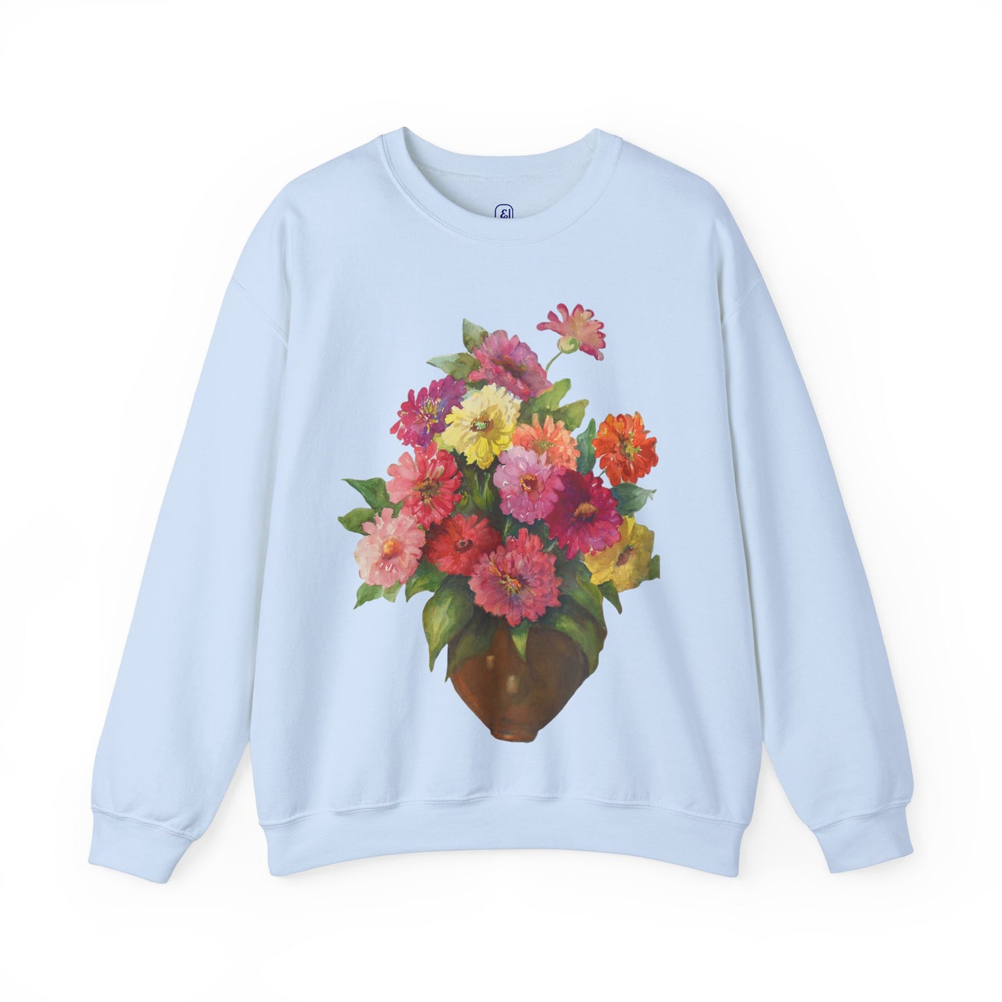 Everyday Is A Good Day For Watercolor - Floral Art Sweatshirt with Inspirational Quote