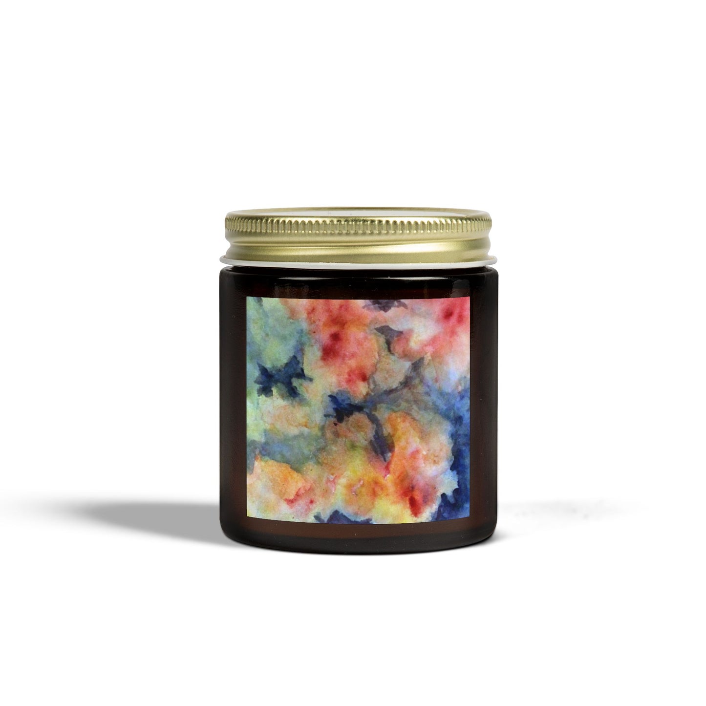 Aromatic Watercolor Candles - Coconut Apricot Wax (4oz, 9oz)