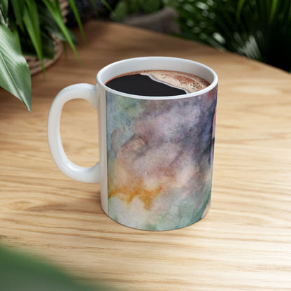 Artistic Watercolor Ceramic Mug - 11oz & 15oz