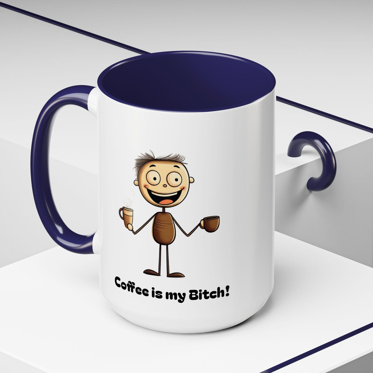 Funny Coffee Mug "Coffee is my Bitch", Perfect Gift for Coffee Lovers, Humor For Friends, Office Desk Decor, Unique Birthday Present,