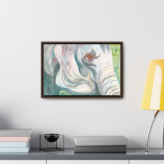 Canvas Wraps, Watercolor 'Elephant', Multiple Size & Color Options, Home Decor, Wall Art, Gift Idea, Office Decor, fun