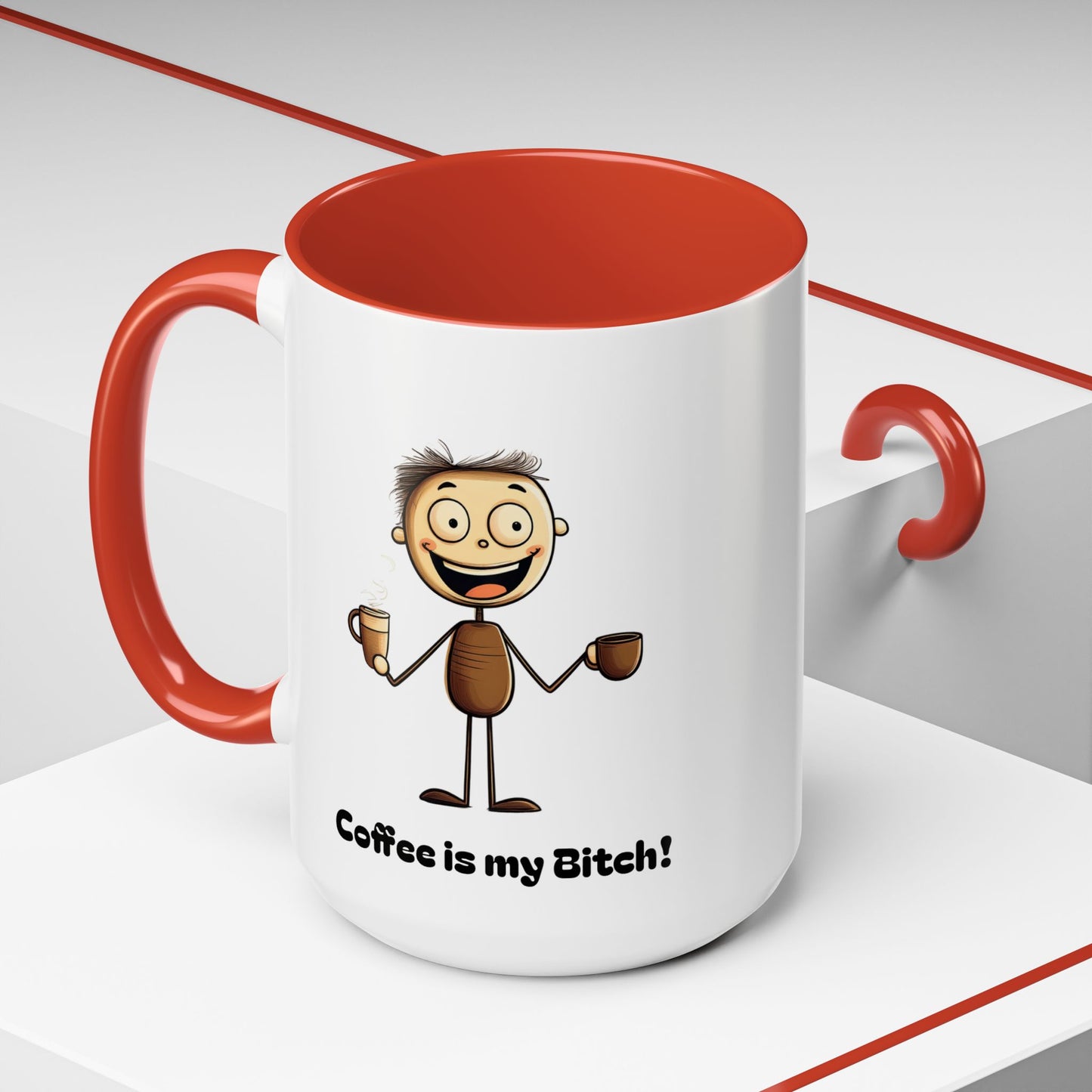 Funny Coffee Mug "Coffee is my Bitch", Perfect Gift for Coffee Lovers, Humor For Friends, Office Desk Decor, Unique Birthday Present,