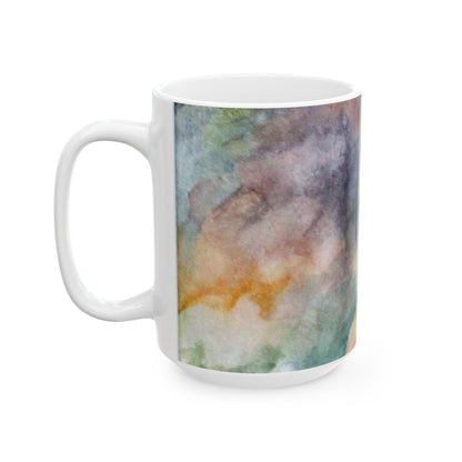 Artistic Watercolor Ceramic Mug - 11oz & 15oz