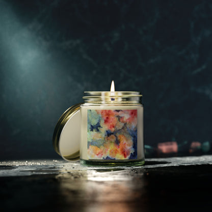 Aromatic Watercolor Candles - Coconut Apricot Wax (4oz, 9oz)