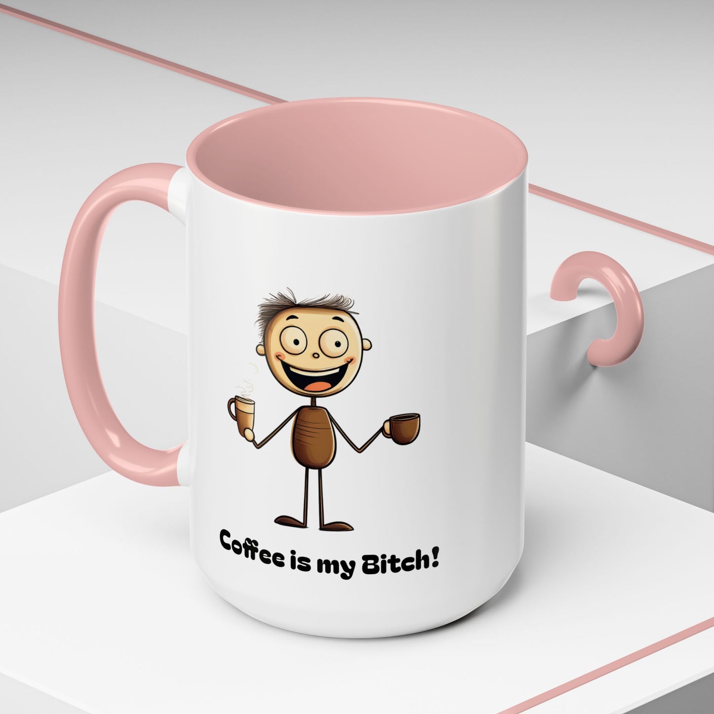 Funny Coffee Mug "Coffee is my Bitch", Perfect Gift for Coffee Lovers, Humor For Friends, Office Desk Decor, Unique Birthday Present,