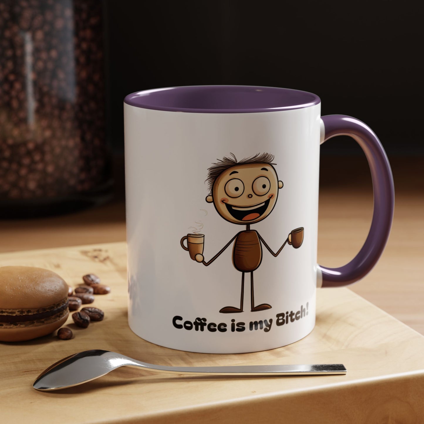 Funny Coffee Mug "Coffee is my Bitch", Perfect Gift for Coffee Lovers, Humor For Friends, Office Desk Decor, Unique Birthday Present,