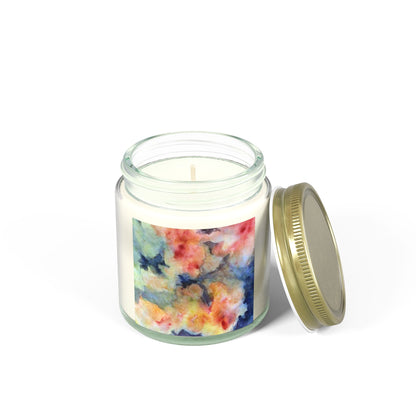 Aromatic Watercolor Candles - Coconut Apricot Wax (4oz, 9oz)