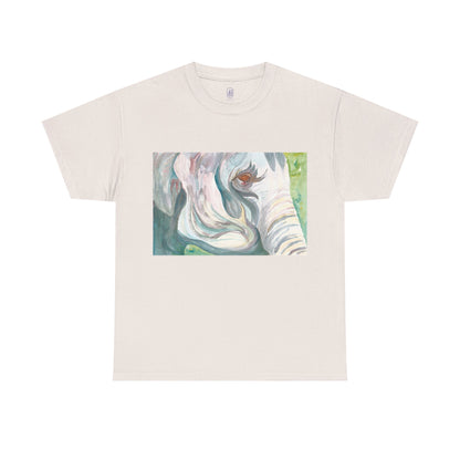 I Travel With My Trunk Out Front - Elephant Watercolor T-shirt, Unique Summery Gift for All Ages - Fun Tee, Unisex Garment-Dyed Shirt