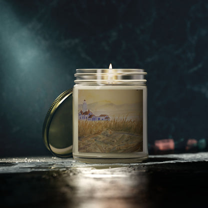 Cozy Coastal Escape Scented Candle - Coconut Apricot Wax (4oz, 9oz)