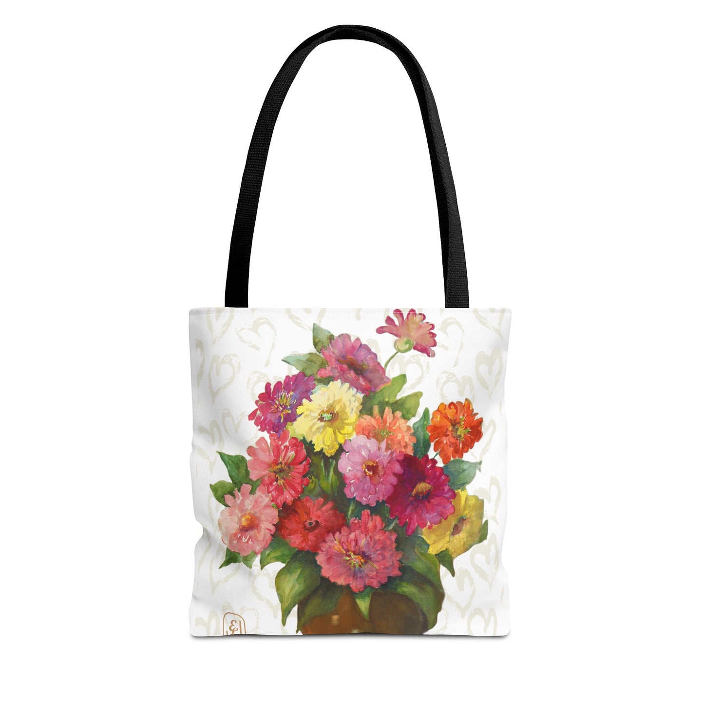 Floral Tote Bag - Vibrant Flower Design for Shopping, Beach, Travel, Mother's Day, Birthday Gift, Eco-Friendly