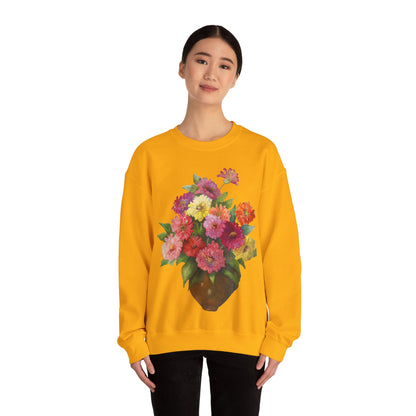 Everyday Is A Good Day For Watercolor - Floral Art Sweatshirt with Inspirational Quote