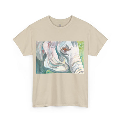 I Travel With My Trunk Out Front - Elephant Watercolor T-shirt, Unique Summery Gift for All Ages - Fun Tee, Unisex Garment-Dyed Shirt