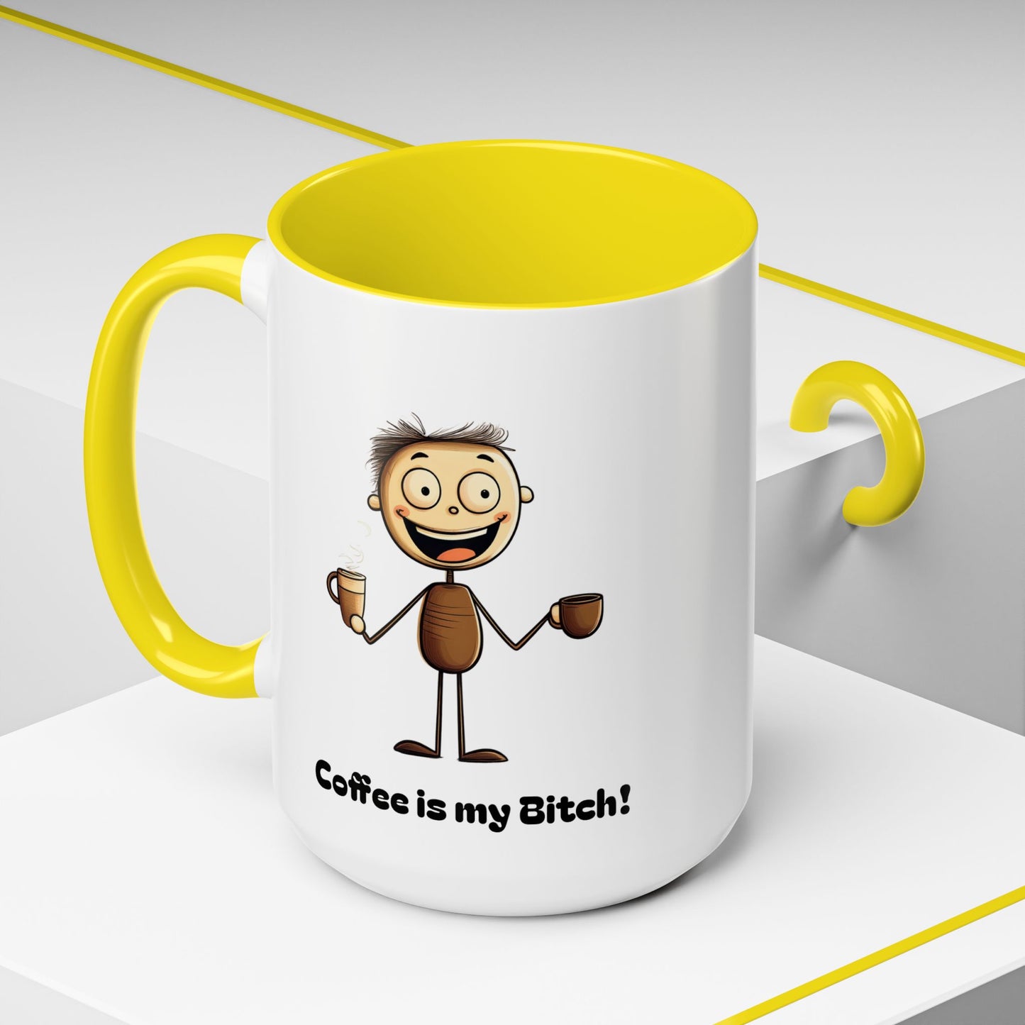 Funny Coffee Mug "Coffee is my Bitch", Perfect Gift for Coffee Lovers, Humor For Friends, Office Desk Decor, Unique Birthday Present,