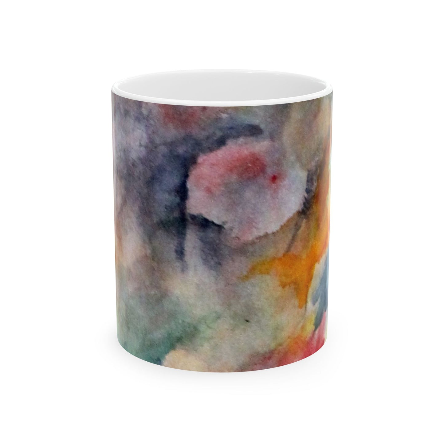 Artistic Watercolor Ceramic Mug - 11oz & 15oz