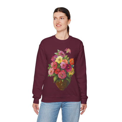 Everyday Is A Good Day For Watercolor - Floral Art Sweatshirt with Inspirational Quote