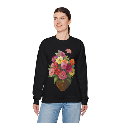 Everyday Is A Good Day For Watercolor - Floral Art Sweatshirt with Inspirational Quote