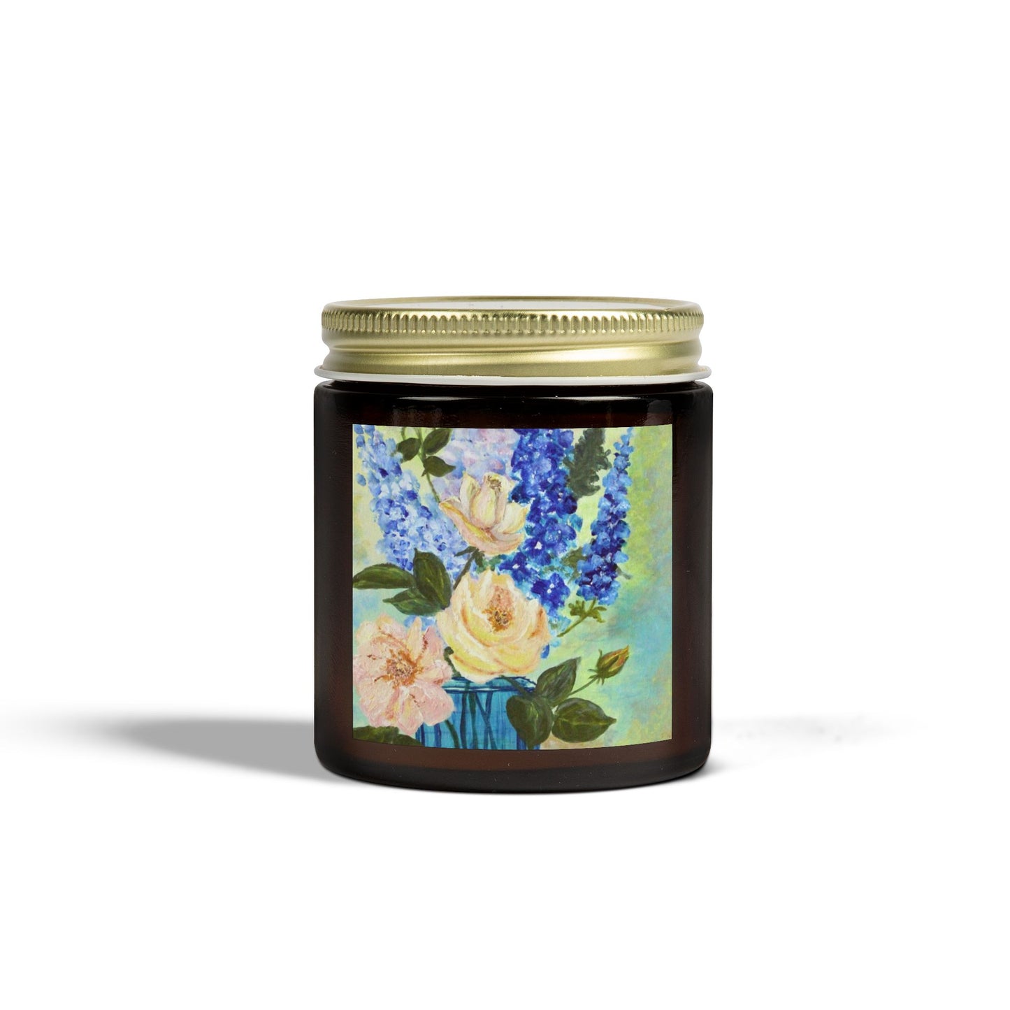 Floral Scented Candle - Coconut Apricot Wax (4oz, 9oz) - Perfect for Relaxation and Home Decor