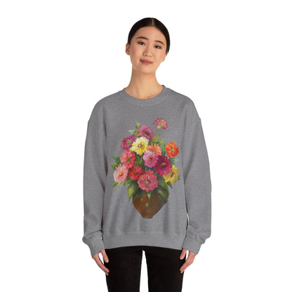 Everyday Is A Good Day For Watercolor - Floral Art Sweatshirt with Inspirational Quote