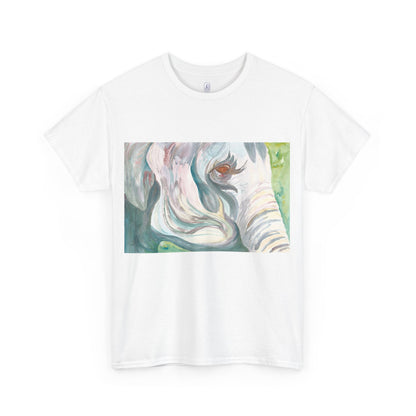 I Travel With My Trunk Out Front - Elephant Watercolor T-shirt, Unique Summery Gift for All Ages - Fun Tee, Unisex Garment-Dyed Shirt