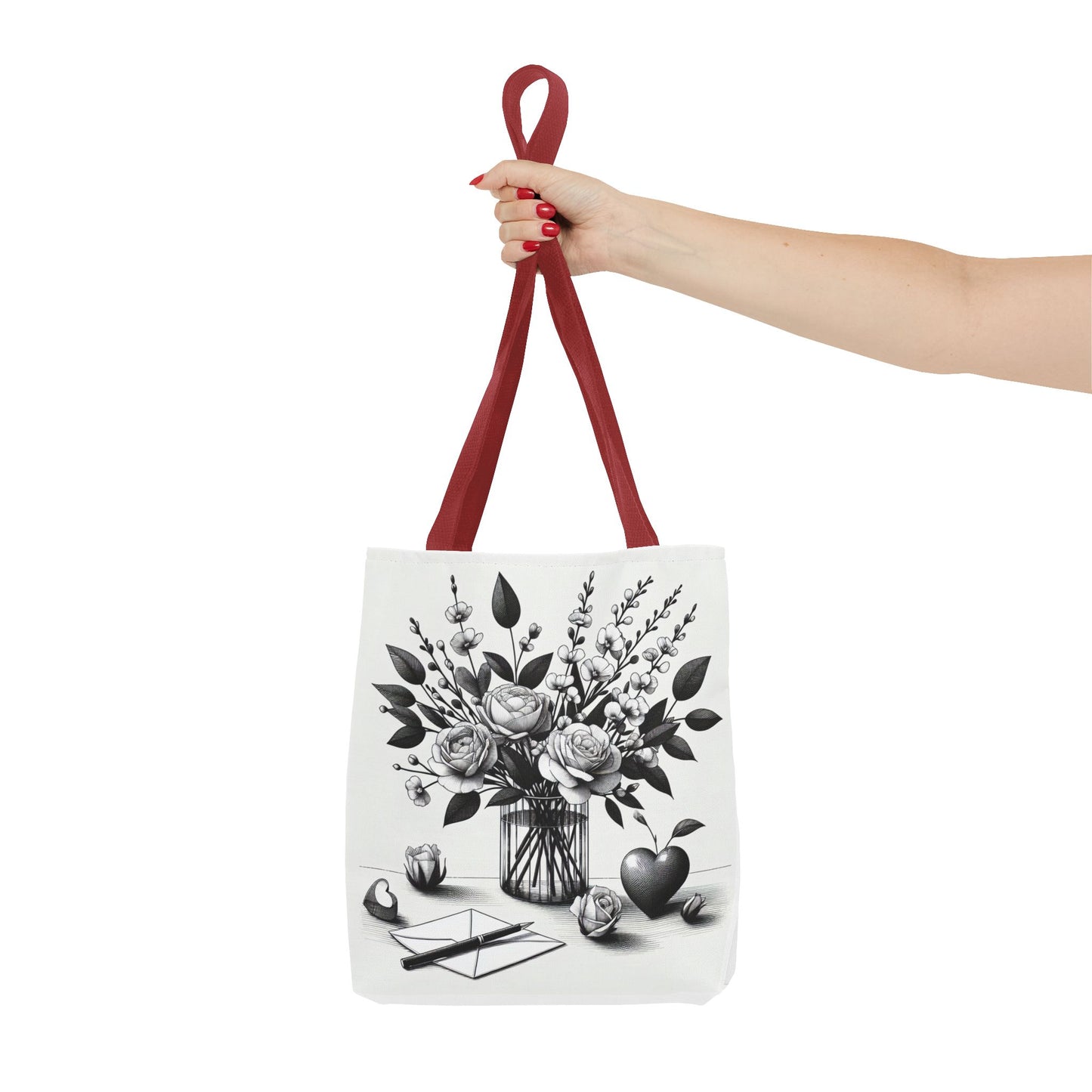 Floral Tote Bag - Vibrant Flower Design for Shopping, Beach, Travel, Mother's Day, Birthday Gift, Eco-Friendly