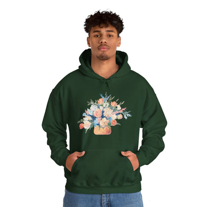 Floral Bouquet Unisex Hoodie - Cozy Heavy Blend Sweatshirt for Nature Lovers