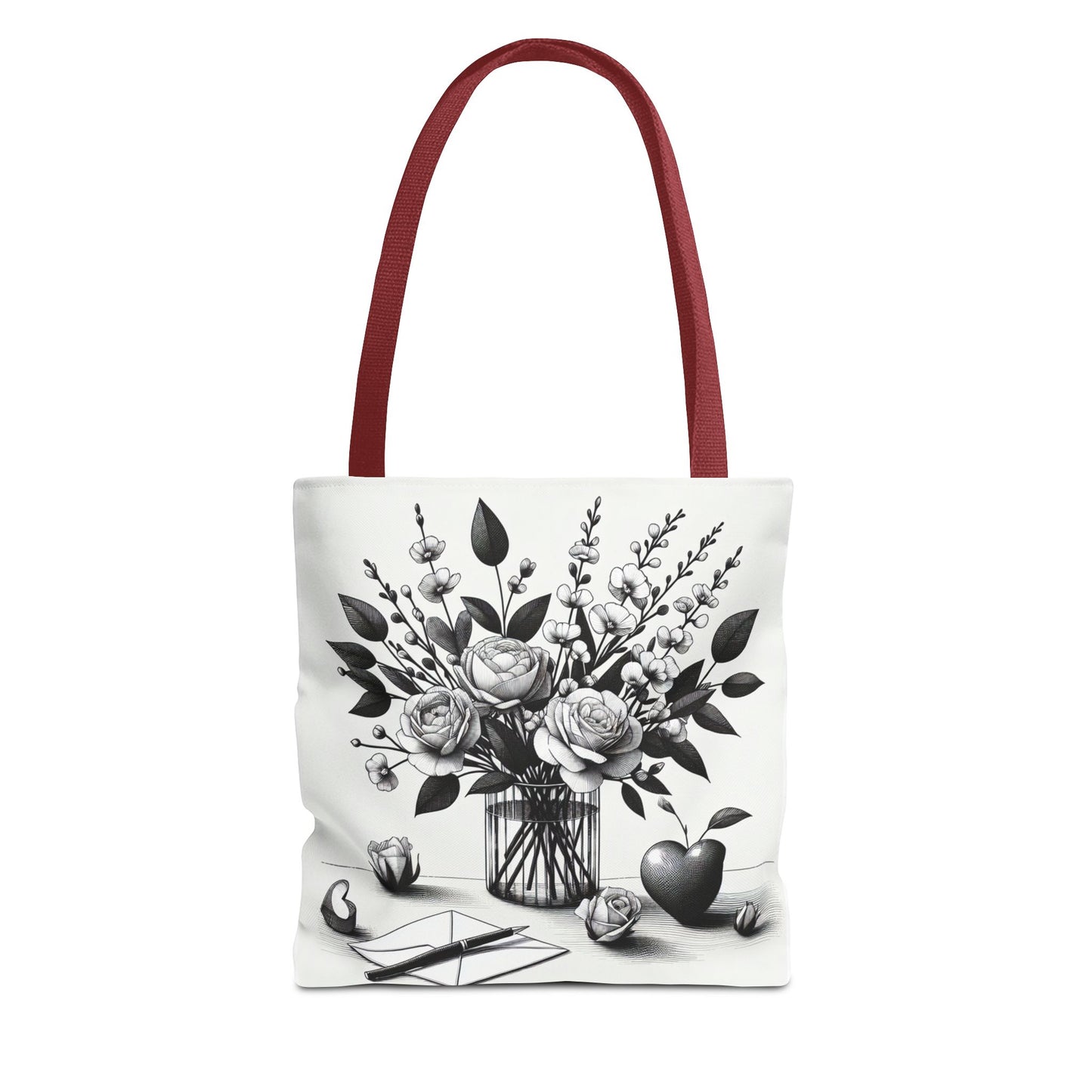 Floral Tote Bag - Vibrant Flower Design for Shopping, Beach, Travel, Mother's Day, Birthday Gift, Eco-Friendly