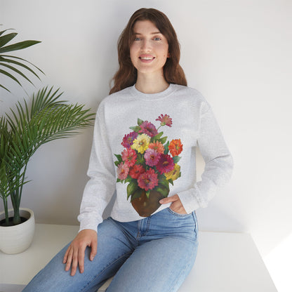 Everyday Is A Good Day For Watercolor - Floral Art Sweatshirt with Inspirational Quote