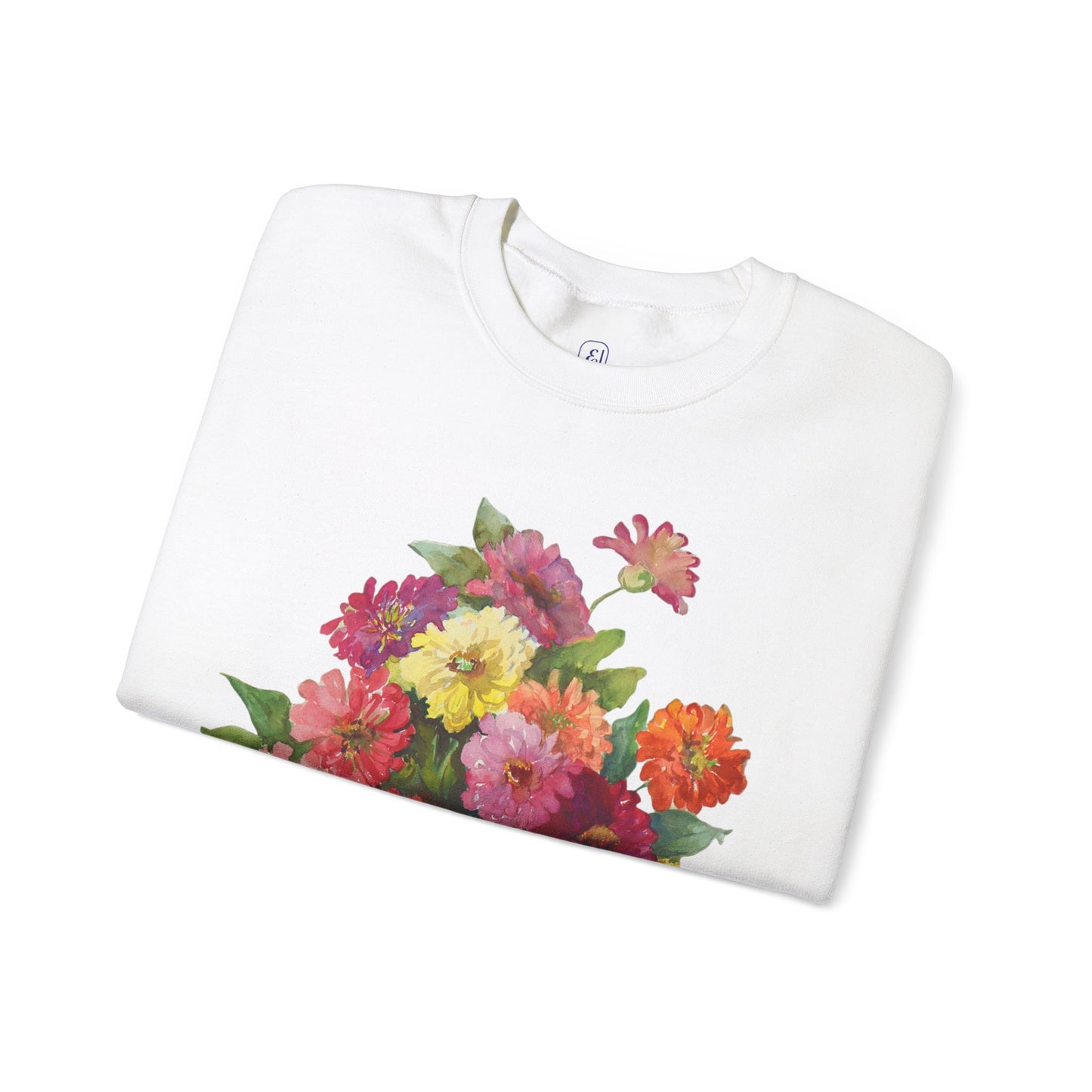 Everyday Is A Good Day For Watercolor - Floral Art Sweatshirt with Inspirational Quote