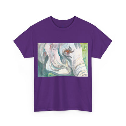 I Travel With My Trunk Out Front - Elephant Watercolor T-shirt, Unique Summery Gift for All Ages - Fun Tee, Unisex Garment-Dyed Shirt