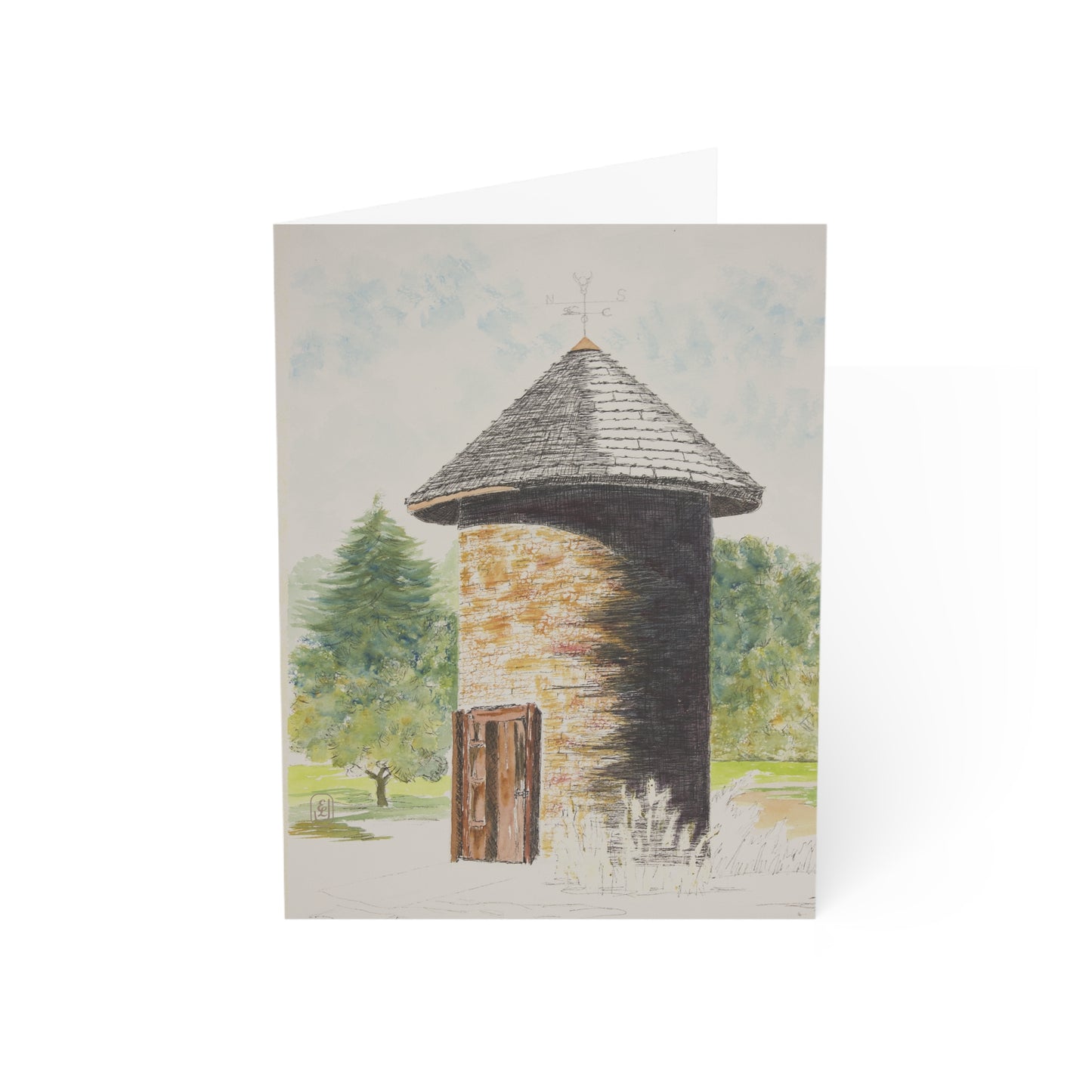 Rustic Greeting Cards - Set of 1, 10, 30, or 50 pcs - Perfect for Any Occasion