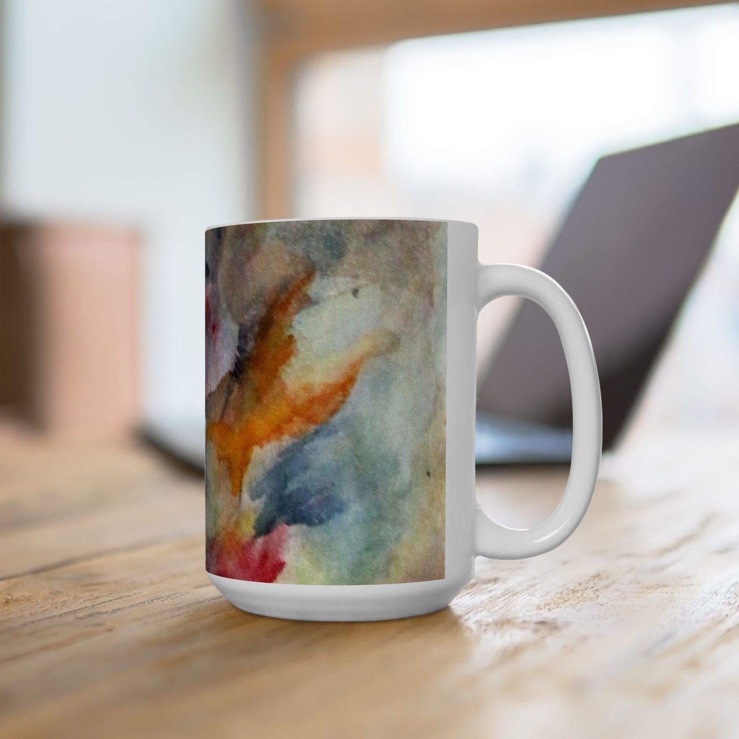 Artistic Watercolor Ceramic Mug - 11oz & 15oz