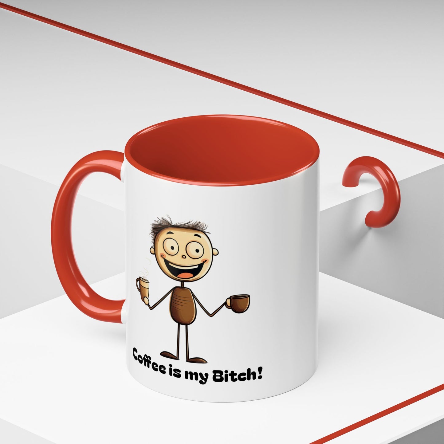 Funny Coffee Mug "Coffee is my Bitch", Perfect Gift for Coffee Lovers, Humor For Friends, Office Desk Decor, Unique Birthday Present,