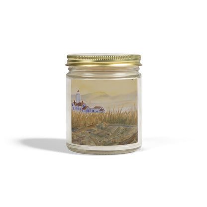 Cozy Coastal Escape Scented Candle - Coconut Apricot Wax (4oz, 9oz)