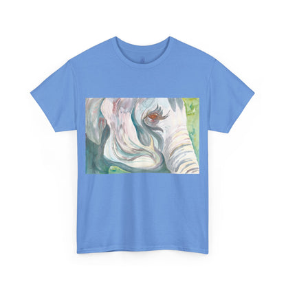 I Travel With My Trunk Out Front - Elephant Watercolor T-shirt, Unique Summery Gift for All Ages - Fun Tee, Unisex Garment-Dyed Shirt